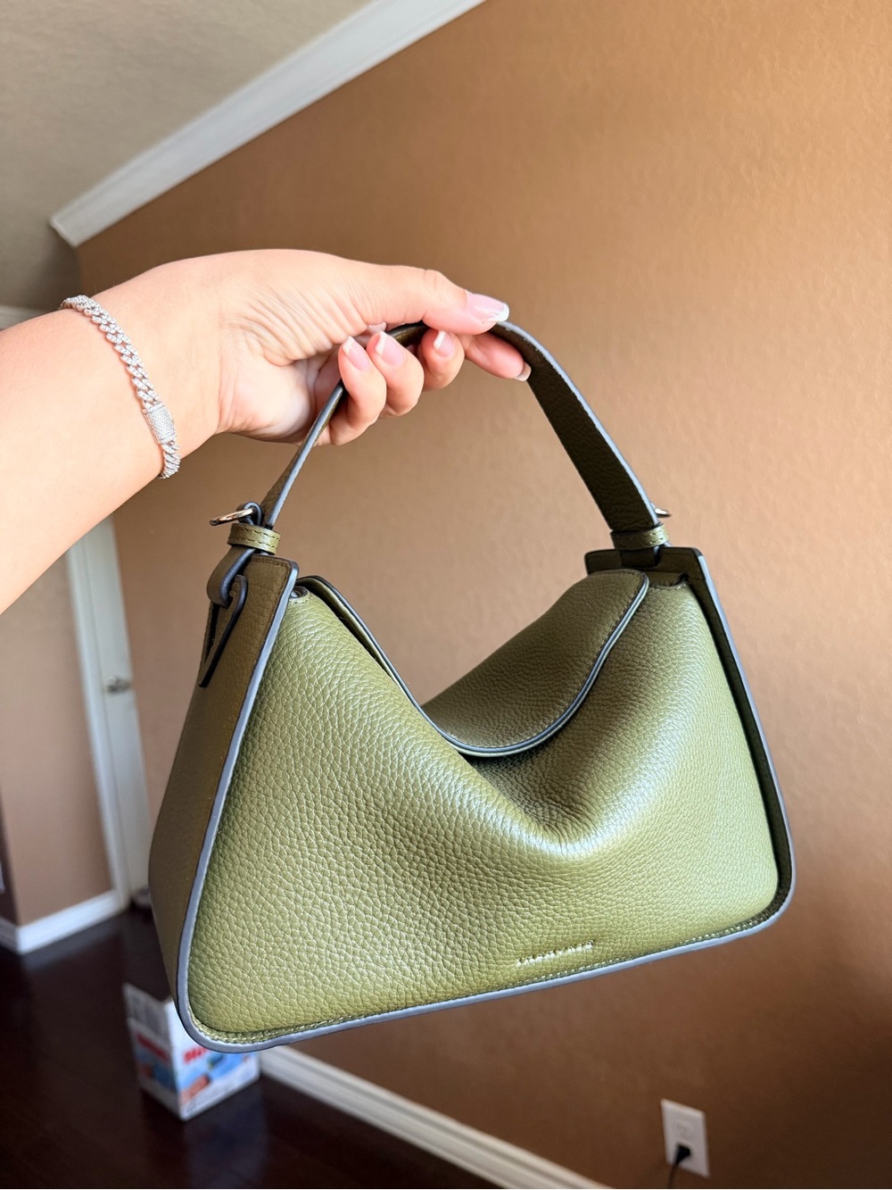The Horse Clementine Bag - Olive Pebbled Leather
